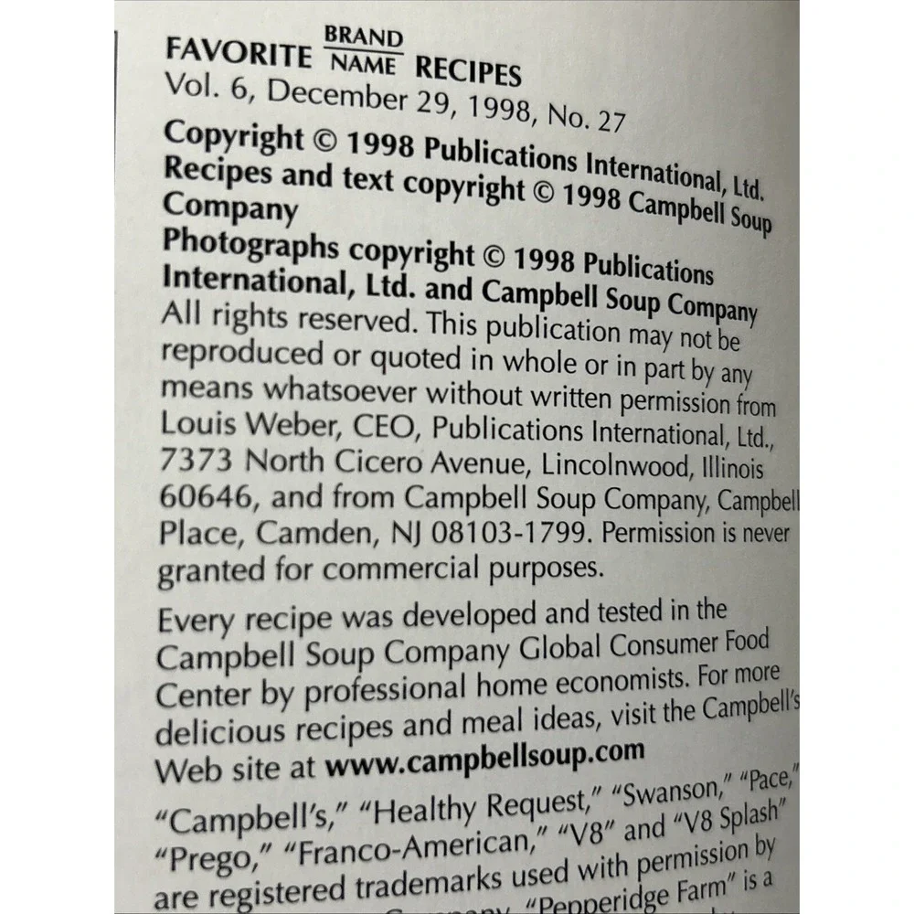 Set Of 2 Campbell Cookbooks: 4 Ingredients Or‎ Less And Celebrations